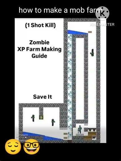How to make a mob farm #minecraft #build #gaming