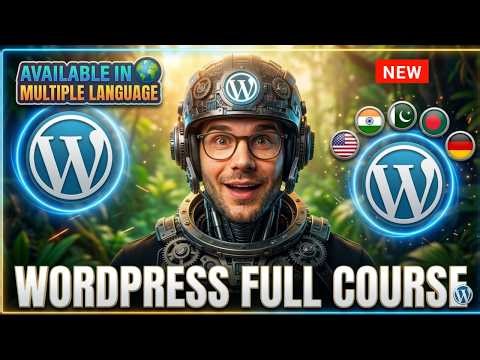 WordPress Tutorial for Beginners | WordPress Full Course | How To Make a WordPress Website | Part 01