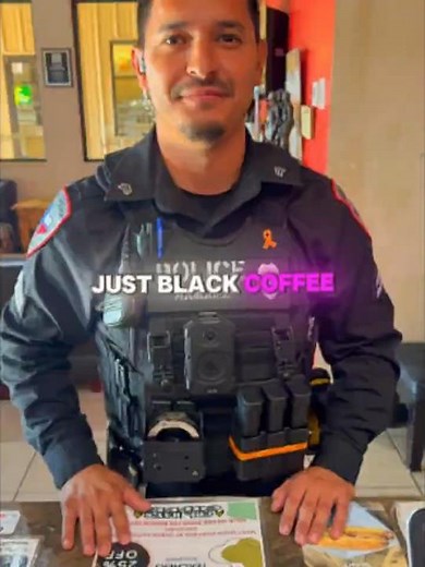 The Funniest Police Coffee Routine Ever! #shorts
