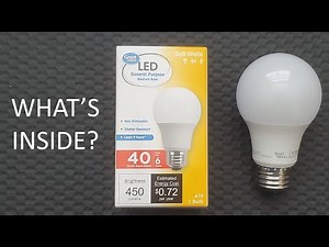 What's inside? - Walmart (Great Value) LED Light Bulb