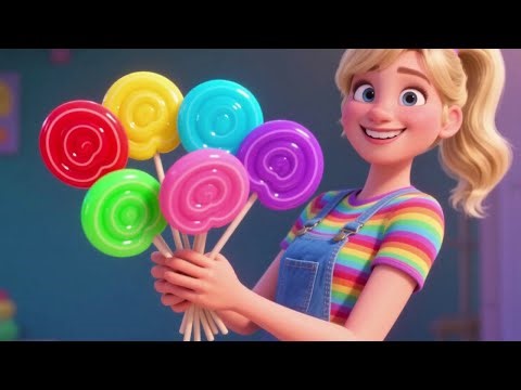 Learn Colors with Lollipops 🍭 | Fun Kids Color Song