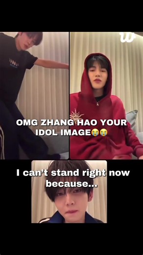 haohao is so funny lol the way gyuvin and yujin react when he said that was so funny #ricky#zhanghao#zb1#and2ble#fyp
