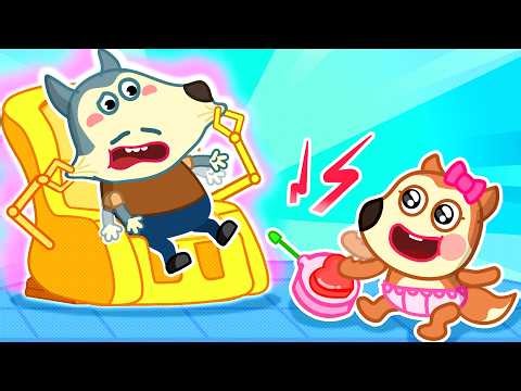 Buttons Colors Song ❤️🟡🟩🔶 Learn Safety for Kids 🎶 Wolfoo Nursery Rhymes & Kids Songs