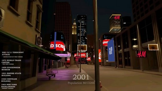 美国纽约城市进化史（1524年——2023年）