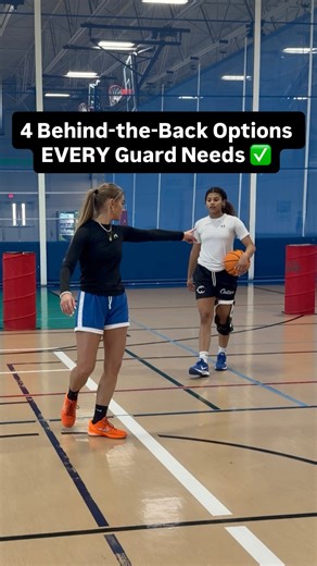 Jackie Kolstad on Instagram: "Master these behind-the-back options 🔥 1. Swing Step Finish — help is late, attack the rim. 2. Counter Wrap — if they cut you off, wrap around and keep going. 3. Counter Cross into Swing Step — they overplay? Cross back and re-attack. 4. Use a Screen → Pull Up 3 — lane is crowded? Use a screen & knock down the shot. One move. Four reads. Real game decisions. ✅ #basketball #sh3gotgame #basketballtraining"