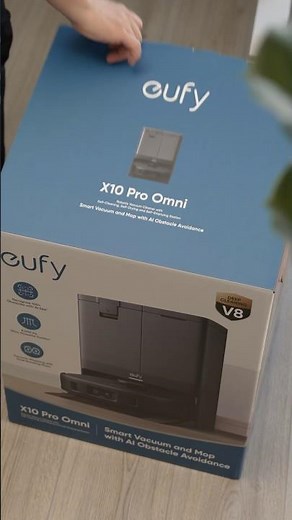 Smart Cleaning at Its Best: @eufy X10 Pro Omni! 🤖🧹Follow for more 🙌🏻 #smartphone #tech #clean