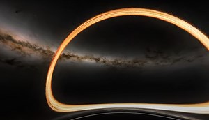 NASA simulator reveals what falling in a black hole looks like