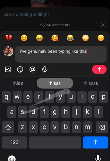 me and my finger for life #typeswipe #keyboard | swipe typing