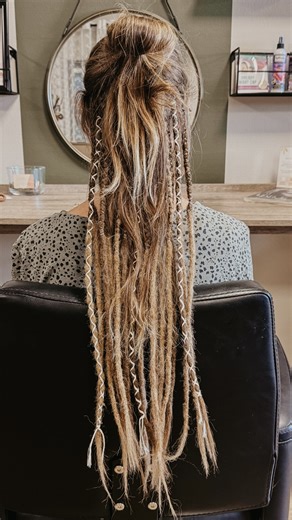 10K views · 132 reactions | First time synthetic dreadlock extensions...