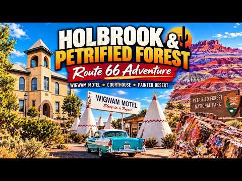 Holbrook AZ & Petrified Forest National Park | Route 66, History & Painted Desert