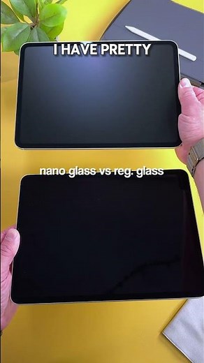 M4 iPad Pro - Nano Texture Glass, Matte Protector OR Glass? This Will Surprise You! #iPadPro #shorts