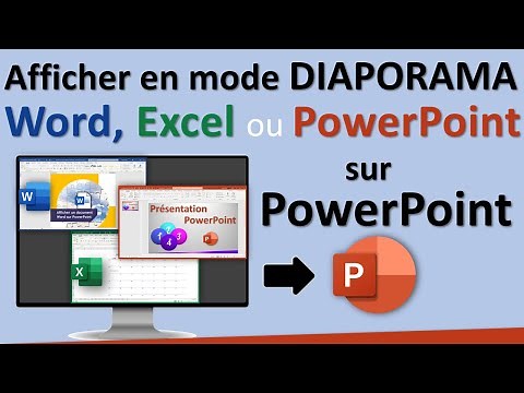 Afficher en mode diaporama un document Word, Excel ou PowerPoint inséré dans PowerPoint