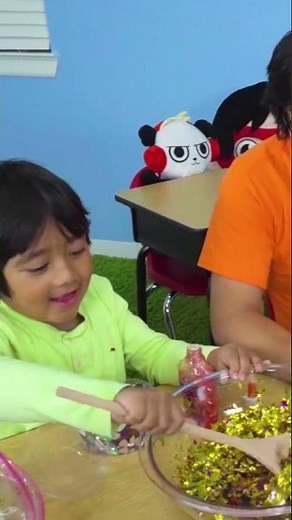 Ryan's PERFECT Slime! DIY Slime for Kids! #shorts