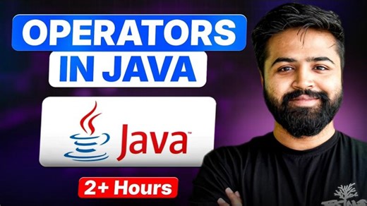 Java Operators | Arithmetic + Unary + Logical + Assignment +Operators | Java Full Course #6 | Atish Adhav