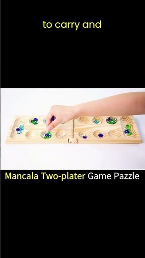 Mancala Board Game Set 🎯 Classic Wooden Strategy Game