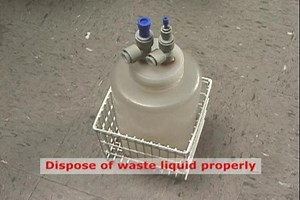 Emptying the Nitrogen Exhaust Waste Bottle - Waters Videos