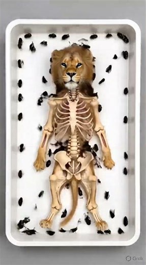 Lion Skeleton