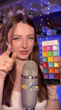 Painting your face 🎨🖌️🧑‍🎨 #asmr #asmrsounds #asmrrelax #asmrsleep #relax #tingles #asmrvideo