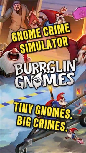 I Found a Game Where Gnomes Rob People 🏠🧙‍♂️ #indiegames #gamingshorts #gaming #vtuber