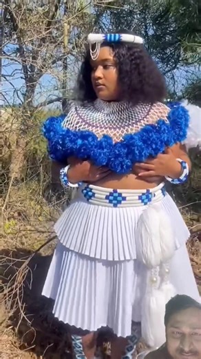 blue attire Zulu #africa #tradition #culture #shortsfeed #southafrica #zulu #africanfolklore #shorts