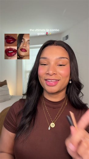 Dark Cherry Red Lip Combo Tutorial