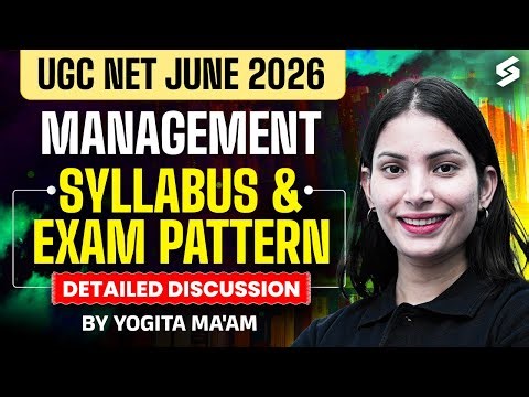 UGC NET June 2026 | UGC NET Management Syllabus & Exam Pattern 2026 By Yogita Mam