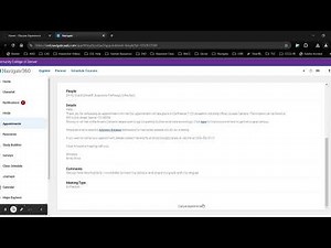 CCD - Navigate360 - Managing Appointments