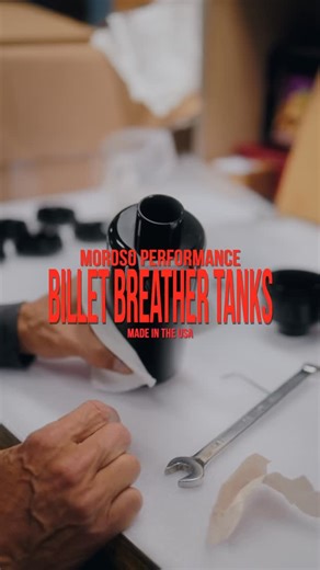 Our new line of Billet Catch Can Breather Tanks! Available in single or dual inlet versions with -8AN, -10AN or -12AN fittings included! An internal baffle system keeps oil in the tank; eliminating filter saturation while maintaining flow & allowing your motor to breathe! All versions include mounting bracket, filter element, fittings and drain valve! DYNO PROVEN AND MADE IN THE U.S.A.! #moroso #morosoperformance #madeintheusa🇺🇸 #dragracing #breather #airoilseparator #catchcan #billet #crankca