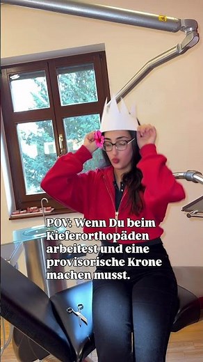 Wenn du beim Kieferorthopäden arbeitest… und plötzlich eine Krone machen musst 👑😅