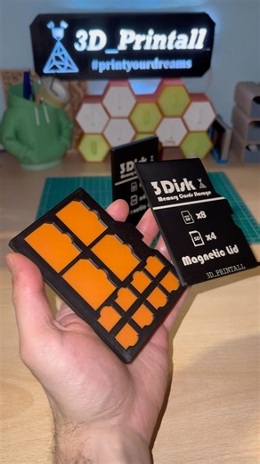 3Disk - SD cards storage box