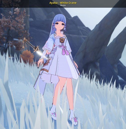 Ayaka - White Crane Mod for Genshin Impact | GI Mods