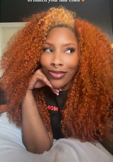 loving this ginger era & I think I’ll stay here for a while. 🧡😘 #gingerhairblackgirl #lorealhicolor #copperhair #sewin