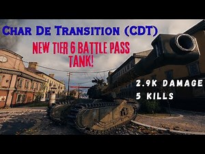 Char De Transition (CDT) Mastery- 5 Kills, 2.9K Damage
