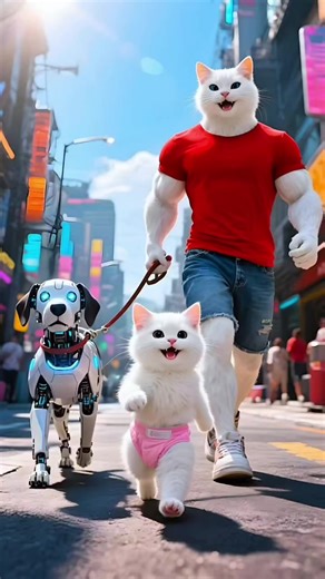 Revenge Robot: Dad Bullied by Cat