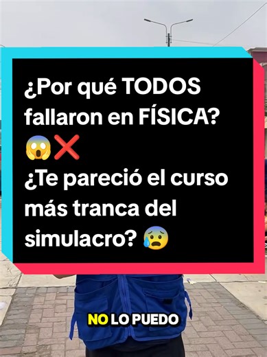 Física UNI 2026: Secreto de Anibal Malger
