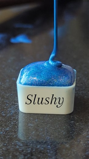 Archie's Paints on Instagram: "Day 20 🎄 Slushy I adore slushies, specifically the blue ones. Last year, my partner got me a slushy machine for Christmas. Me and my sister made blue raspberry slushies and added a questionable amount vodka to them. It was something else. The slushy machine has stayed in the cupboard until the memory of THAT slushy goes. It will appear one day, perhaps this summer. But that is the story of how "Slushy" - a lovely electric blue holographic watercolour paint - ended