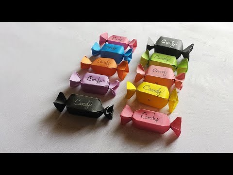 Paper Crafts: How to make chocolate packets at home| Paper CHOCOLATE.