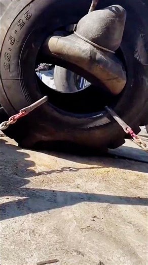 truck tire inner tube installation #shorts
