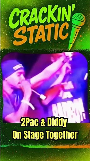 2Pac and Diddy (Puff Daddy) performing together on stage — long before the East Coast vs West Cost