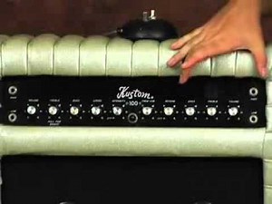 Amp Review vintage KUSTOM K100 solid state tuck n roll amp