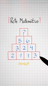 Pirámide de sumas #matematica #profejeff | Profe Jeff