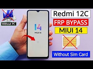 Redmi 12c Frp Bypass MIUI 14 Without Sim | Talkback Not Working | Without Pc - 2026