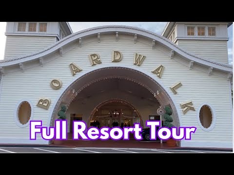 Disney’s BoardWalk Resort Full Walkthrough & Tour 4K | Walt Disney World bAugust 2025