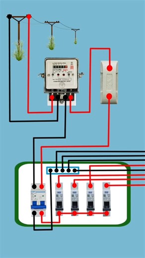 Official Electrical | 6 Way DB Box Connection | Distribution Box Connection #electrical #study #shorts #db #connection #focuselectrical | Instagram