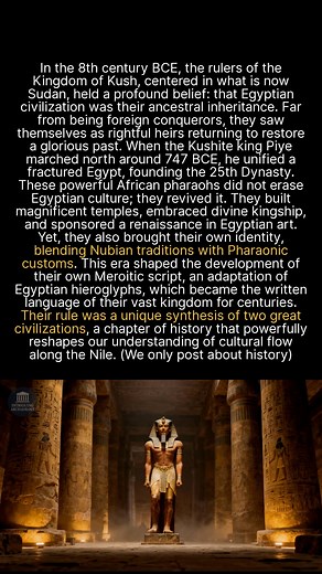 The African pharaohs who saved ancient Egyptian culture by conquering it. #history #egypt #ancienthistory #blackhistorymonth | Intriguing Archaeology | Facebook