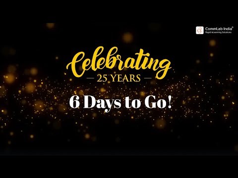 25 Years of CommLab India 🚀 Countdown to the Celebration Begins!