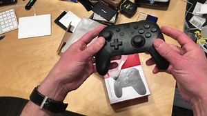 Watch Nintendo Switch Pro Controller Unboxing on Amazon Live