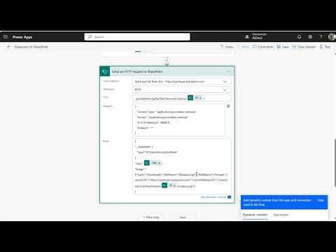 How to retrieve Dataverse Image data type and upload in SharePoint List attachment and thumbnail?