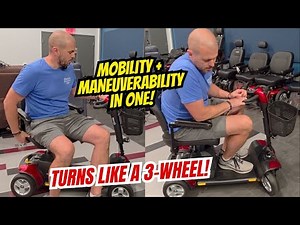 🔥 New Pride Go-Go Sport 4-Wheel Scooter (S74) | EZ Turn Tech Explained!