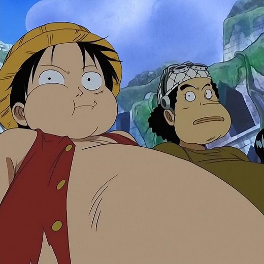 Luffy is Too Fat! 🍖 One Piece Comedy Scene #luffy #onepiece